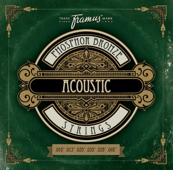 Framus Phosphor Bronze Acoustic Guitar String Set - Extra Light, .010"-.046"